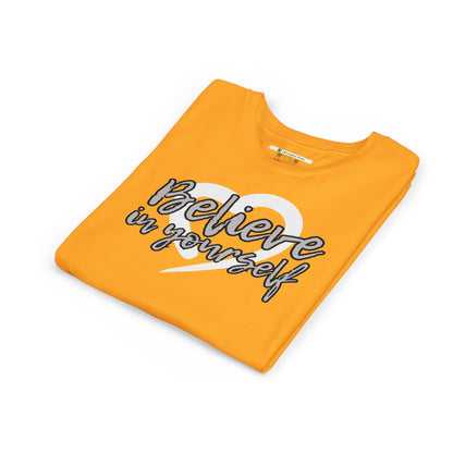 Believe In Yourself -- Gray (Youth Unisex Tee)