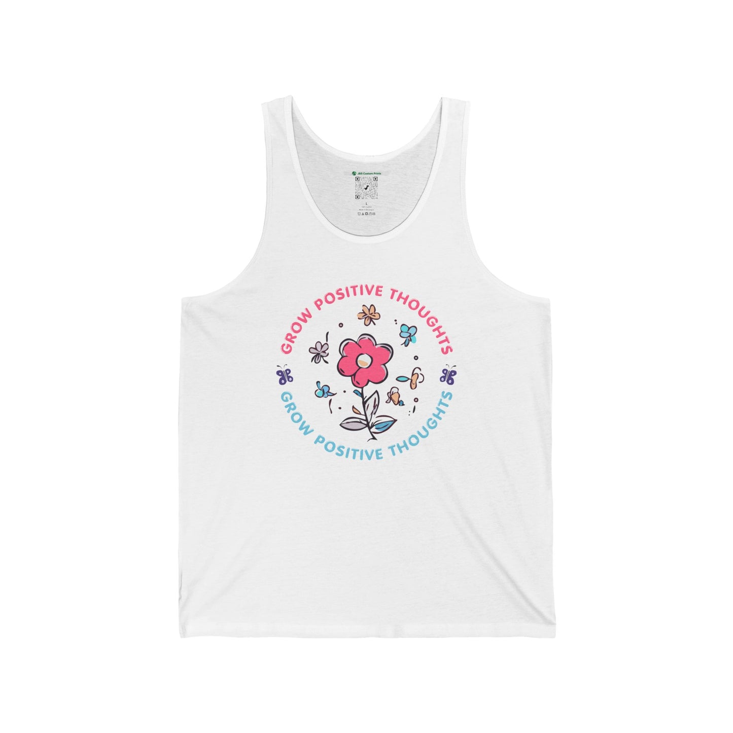 Grow Positive Thoughts (Adult Unisex Tank Top)
