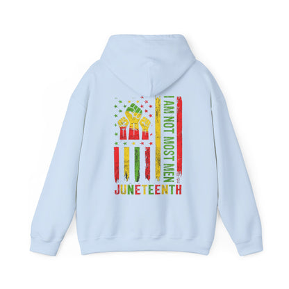 Juneteenth -- Not Most Men (Adult Unisex Hooded Sweatshirt)