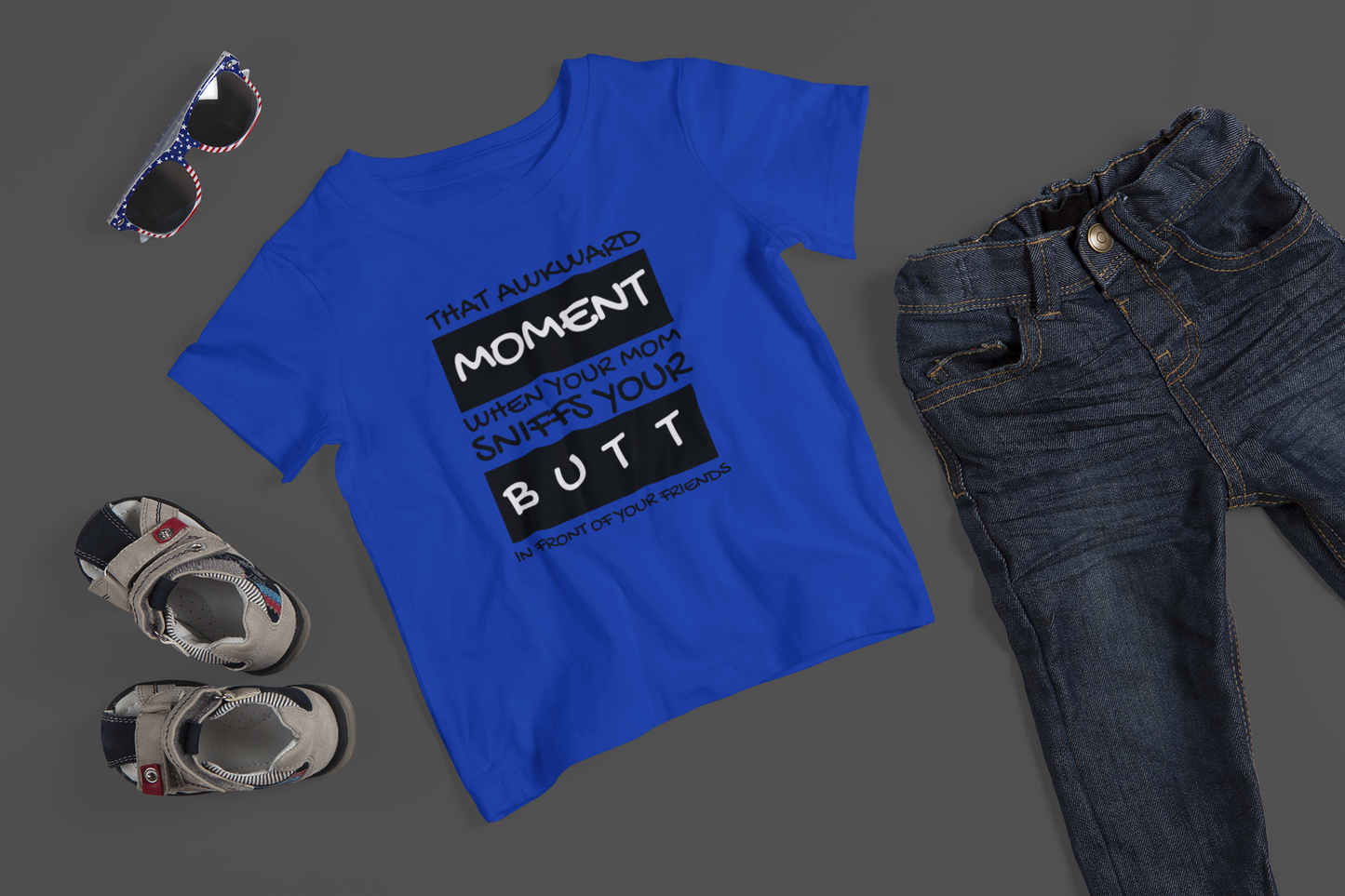 Awkward Moment Mom Sniffs Butt - J&S Custom Prints