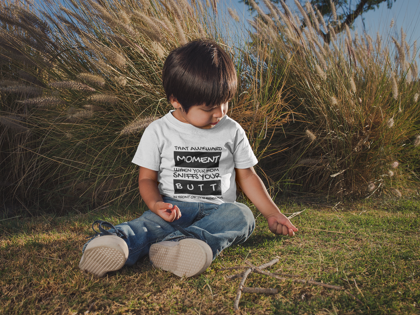 Awkward Moment Mom Sniffs Butt - J&S Custom Prints