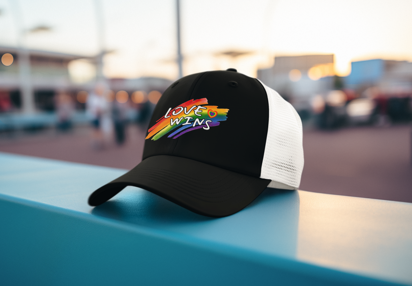 LGBTQ+ "Love Wins" (DTF Printed Hat)