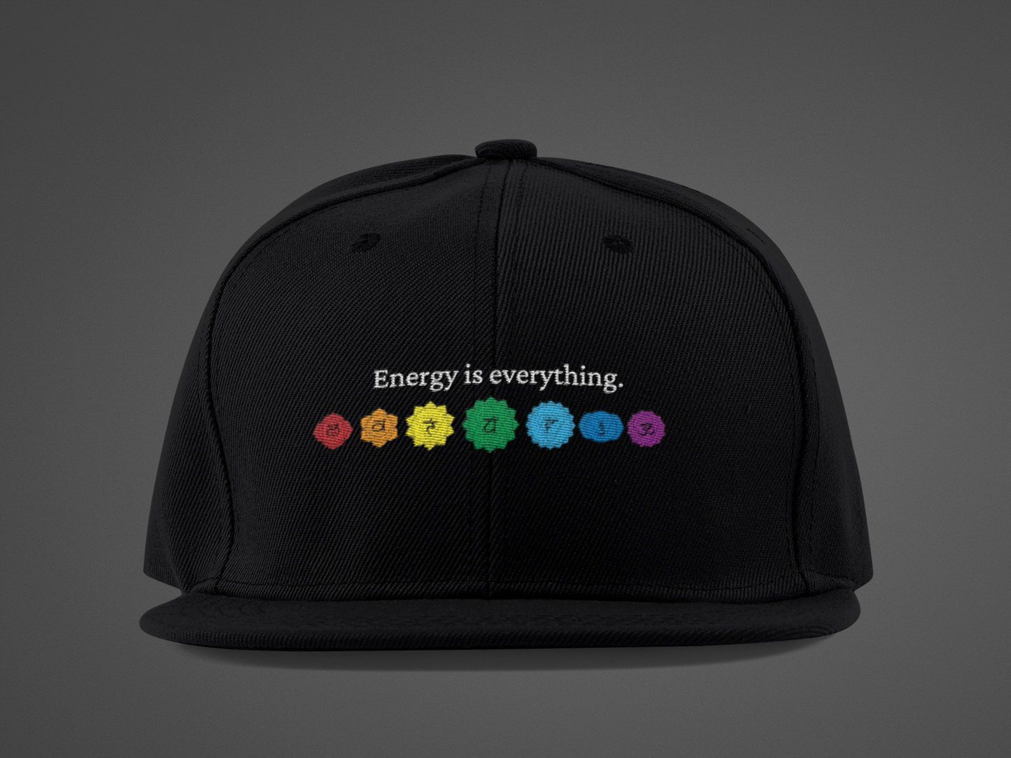 Energy is Everything -- Chakras (DTF Printed Hat)