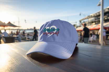 Believe In Yourself -- Blue/Pink Font (DTF Printed Hat)