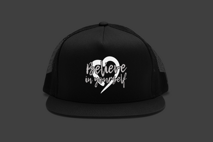 Believe In Yourself -- Gray Font (DTF Printed Hat)