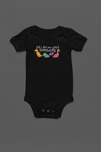 Boy Loves Dinosaurs - J&S Custom Prints