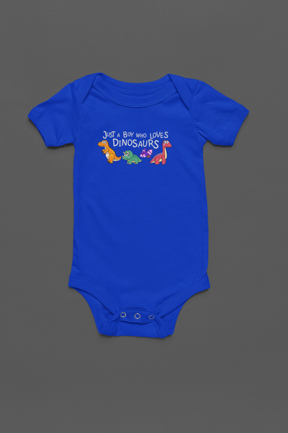 Boy Loves Dinosaurs - J&S Custom Prints