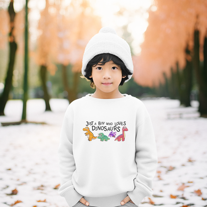 Boy Loves Dinosaurs - J&S Custom Prints