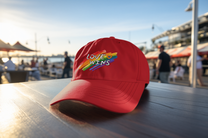 LGBTQ+ "Love Wins" (DTF Printed Hat)