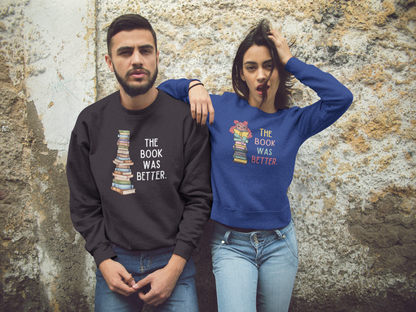 The Book Was Better [2] (Youth Unisex Crewneck Sweatshirt)