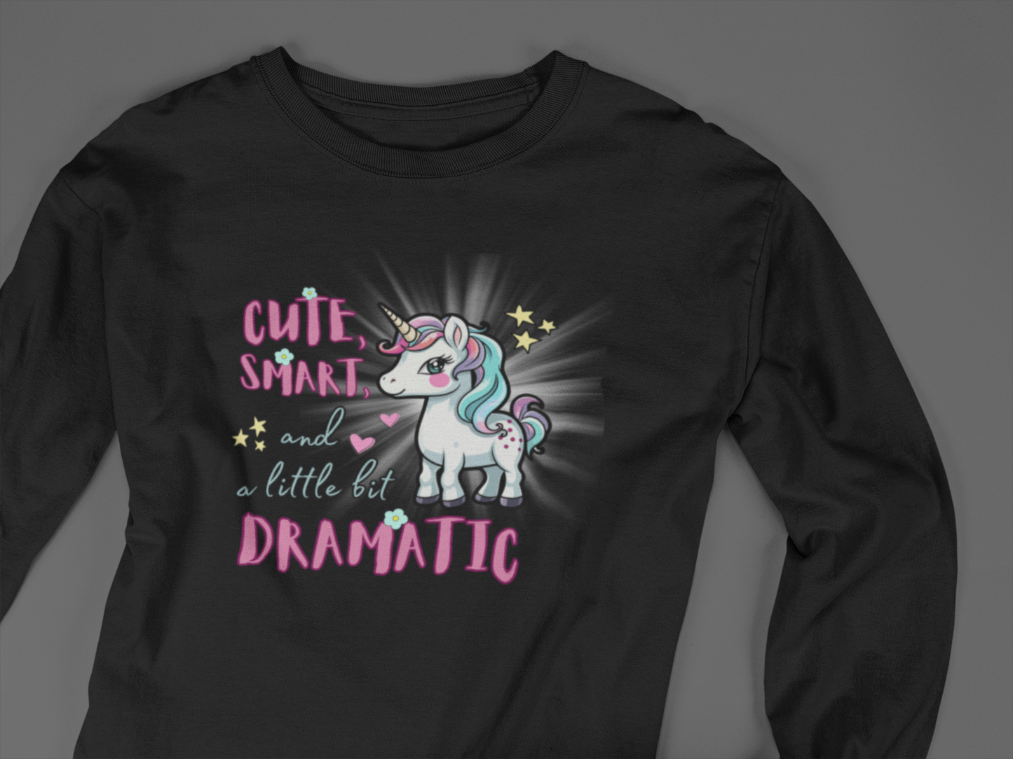 Cute, Smart, Dramatic - J&S Custom Prints