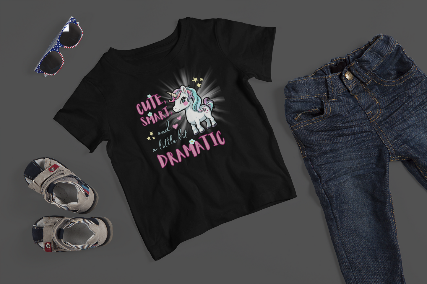 Cute, Smart, Dramatic - J&S Custom Prints