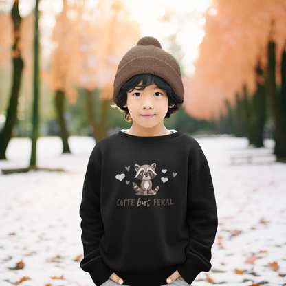 Cute But Feral Raccoon - J&S Custom Prints