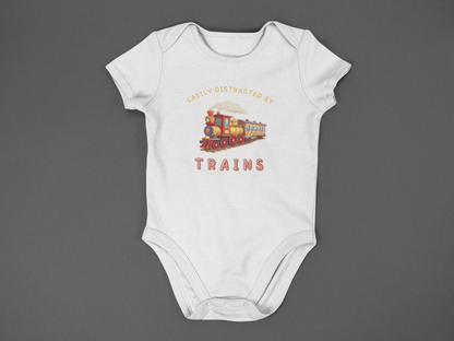 Easily Distracted By Trains - J&S Custom Prints