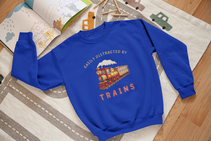 Easily Distracted By Trains - J&S Custom Prints