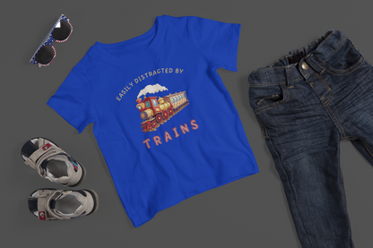 Easily Distracted By Trains - J&S Custom Prints