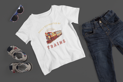 Easily Distracted By Trains - J&S Custom Prints