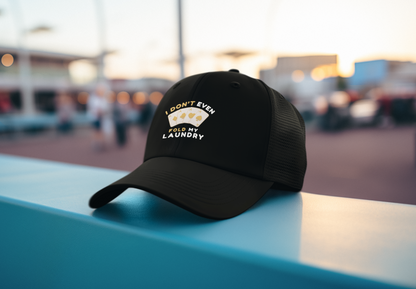 Poker -- I Don't Fold (DTF Printed Hat)