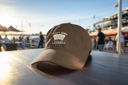 Poker -- I Don't Fold (DTF Printed Hat)