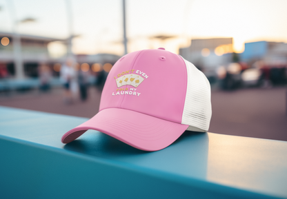 Poker -- I Don't Fold (DTF Printed Hat)