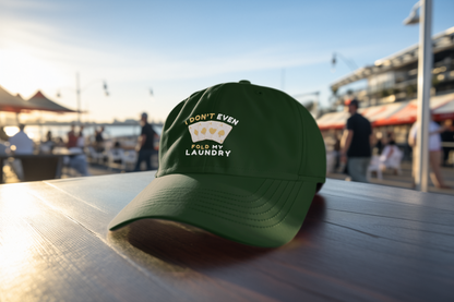 Poker -- I Don't Fold (DTF Printed Hat)