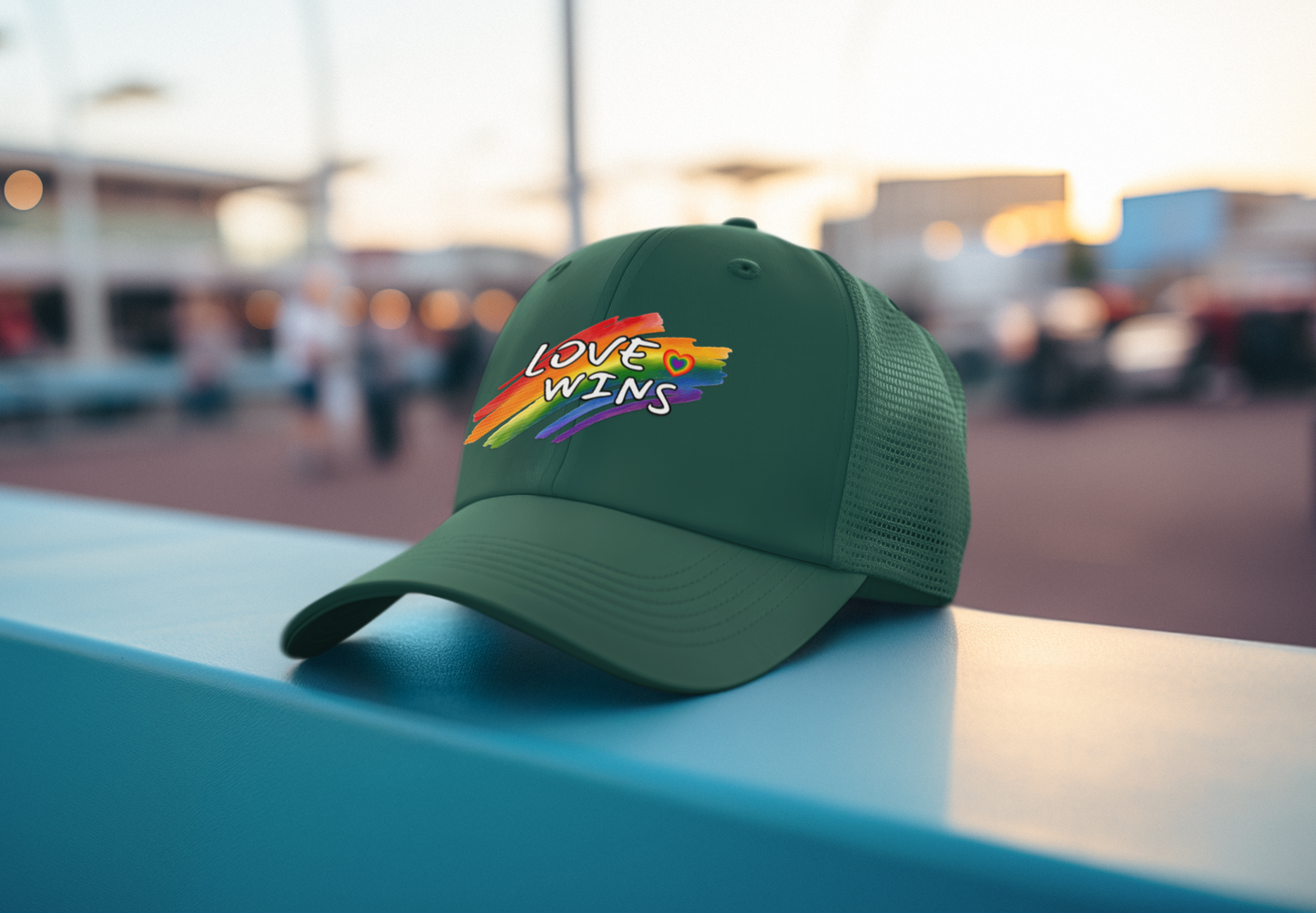 LGBTQ+ "Love Wins" (DTF Printed Hat)