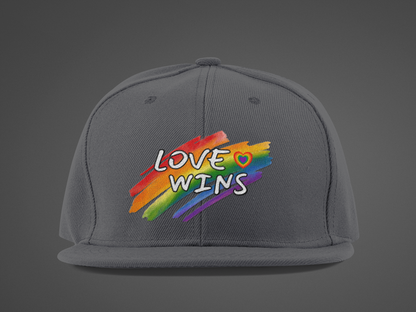 LGBTQ+ "Love Wins" (DTF Printed Hat)