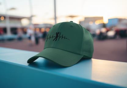 Golf Heartbeat (DTF Printed Hat)