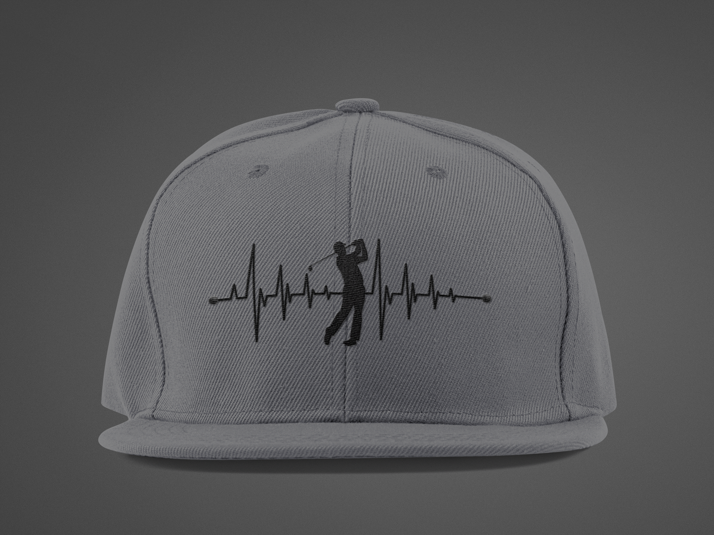 Golf Heartbeat (DTF Printed Hat)