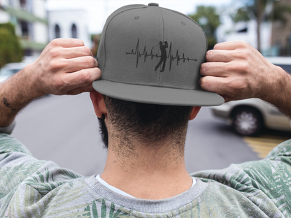Golf Heartbeat (DTF Printed Hat)