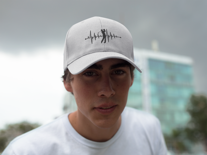 Golf Heartbeat (DTF Printed Hat)