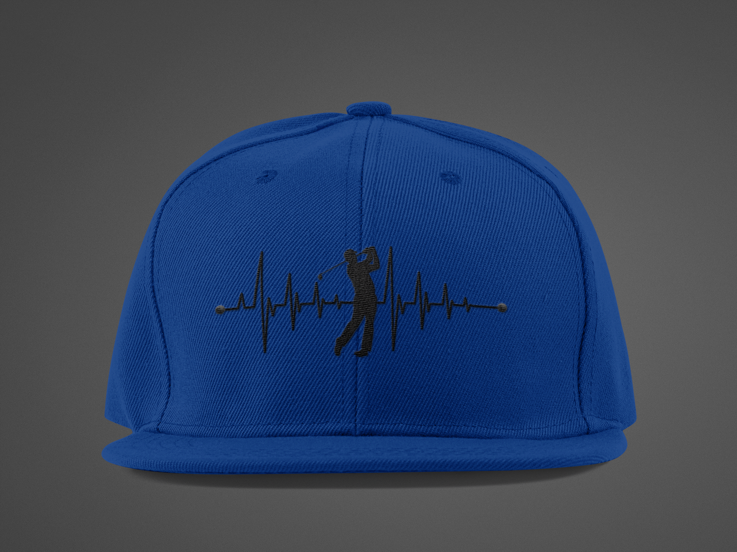 Golf Heartbeat (DTF Printed Hat)
