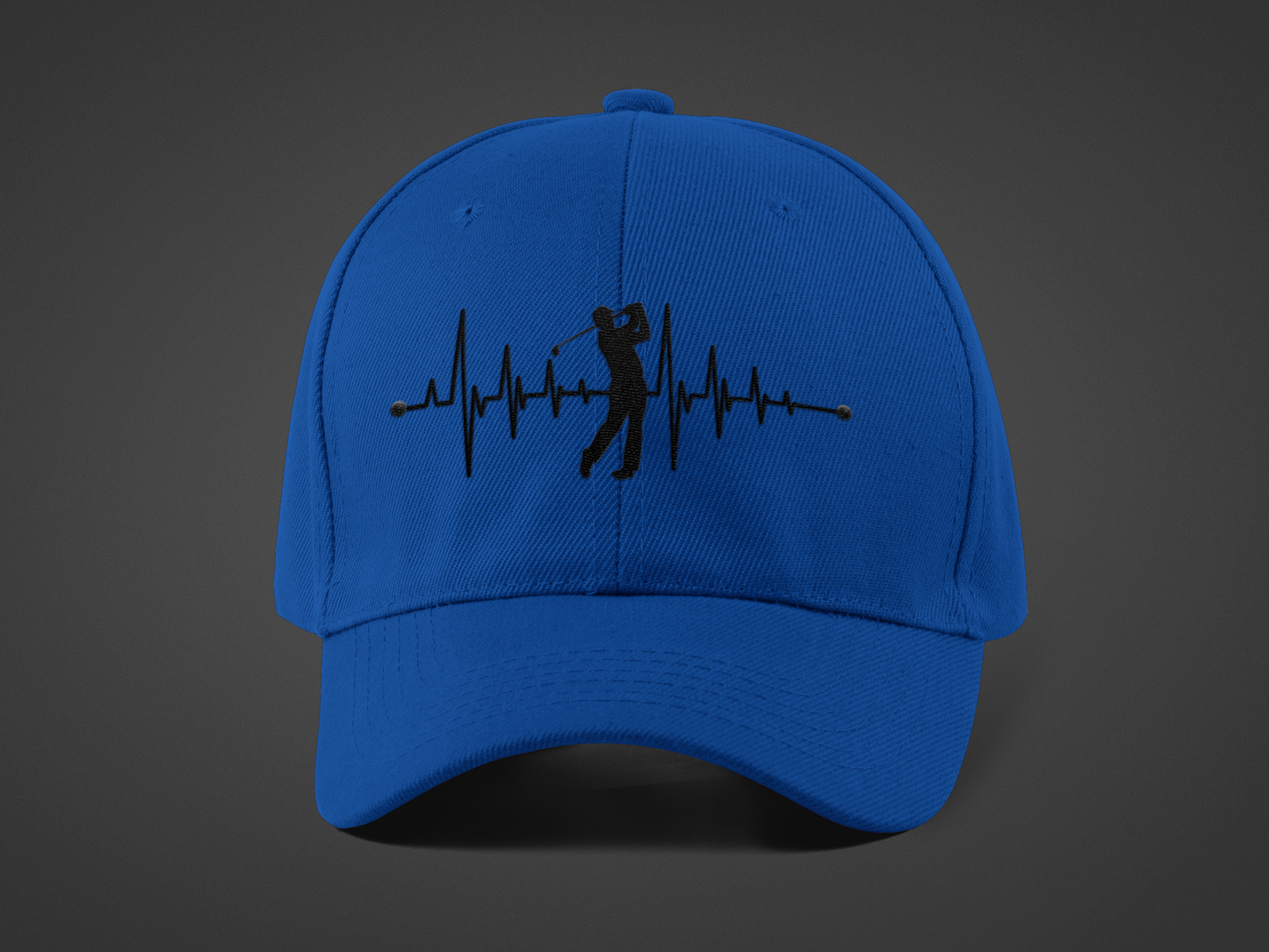 Golf Heartbeat (DTF Printed Hat)