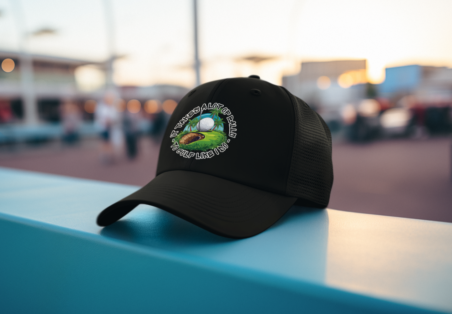 Golf Takes Balls (DTF Printed Hat)