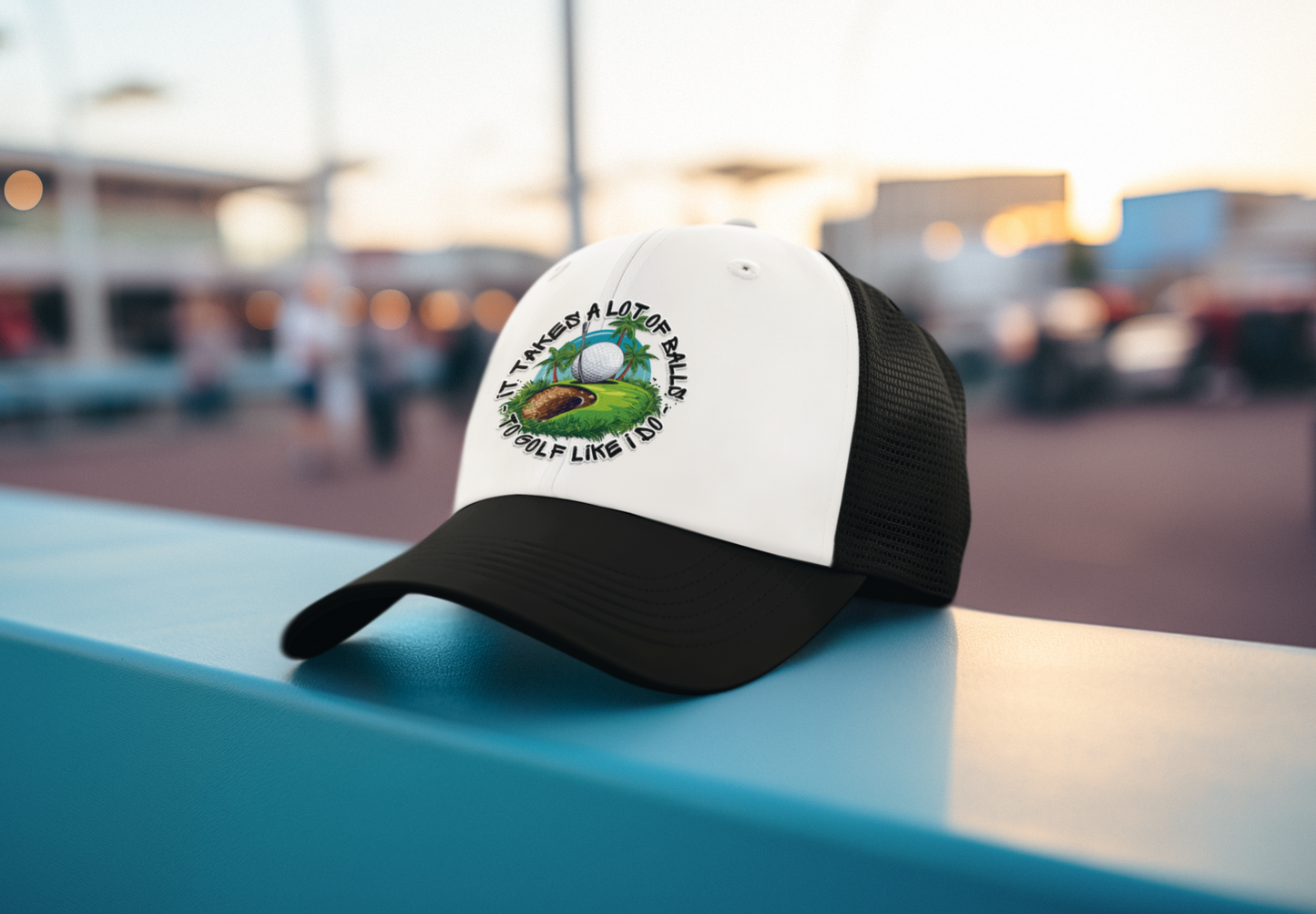 Golf Takes Balls (DTF Printed Hat)