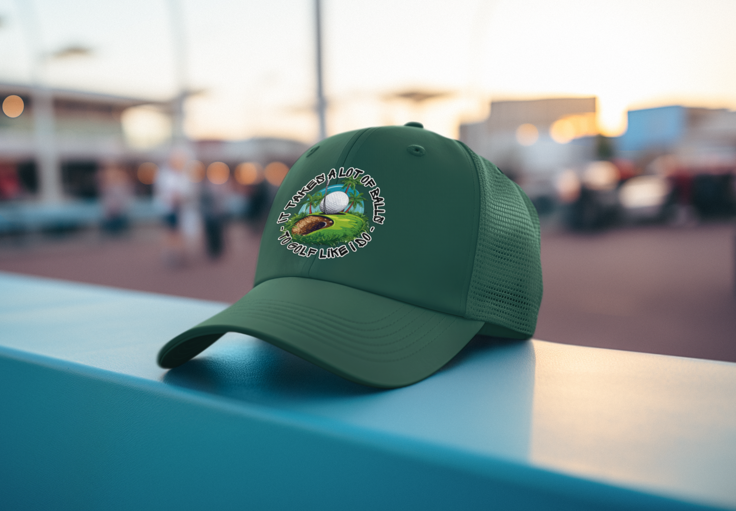 Golf Takes Balls (DTF Printed Hat)