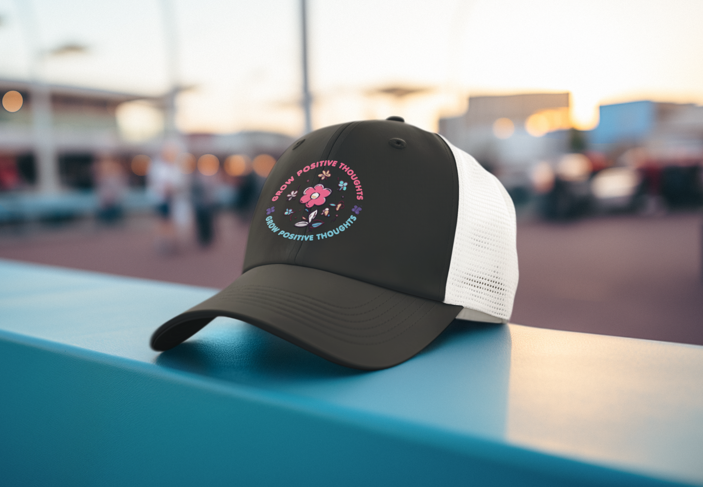Grow Positive Thoughts (DTF Printed Hat)