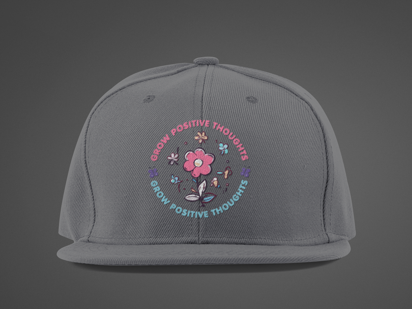 Grow Positive Thoughts (DTF Printed Hat)