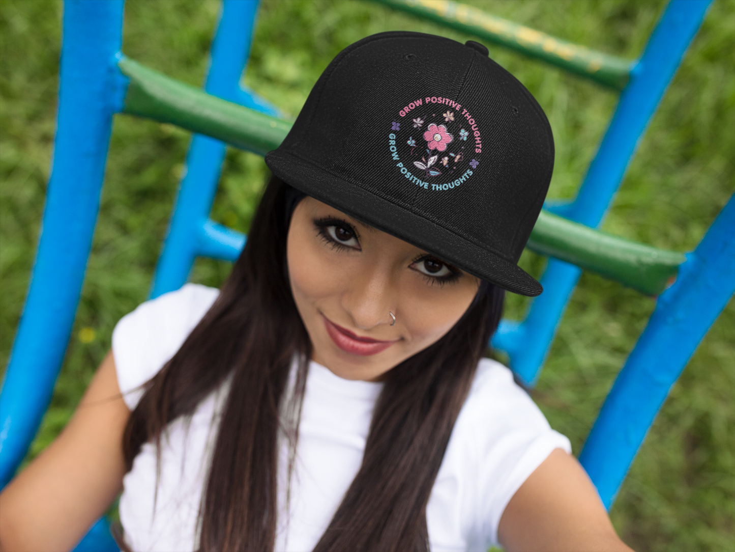 Grow Positive Thoughts (DTF Printed Hat)