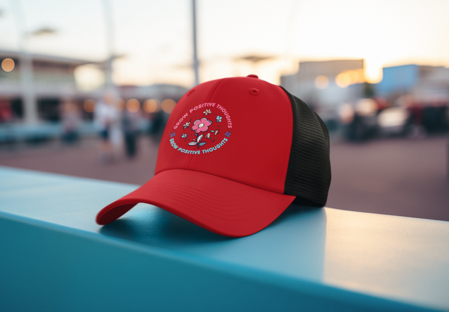 Grow Positive Thoughts (DTF Printed Hat)