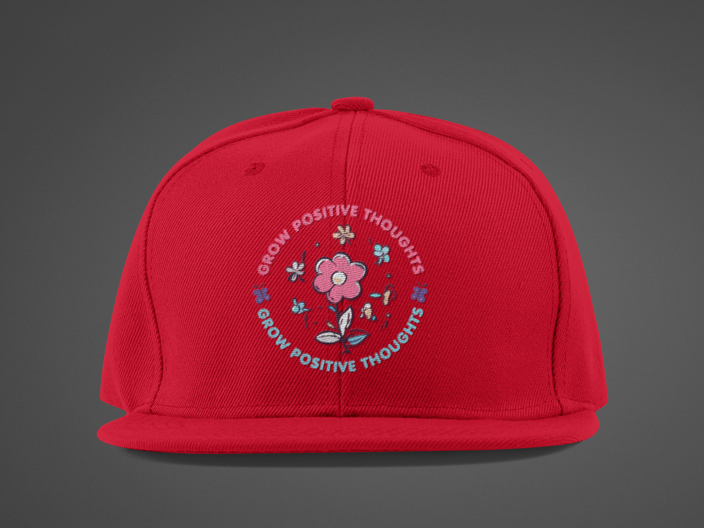 Grow Positive Thoughts (DTF Printed Hat)