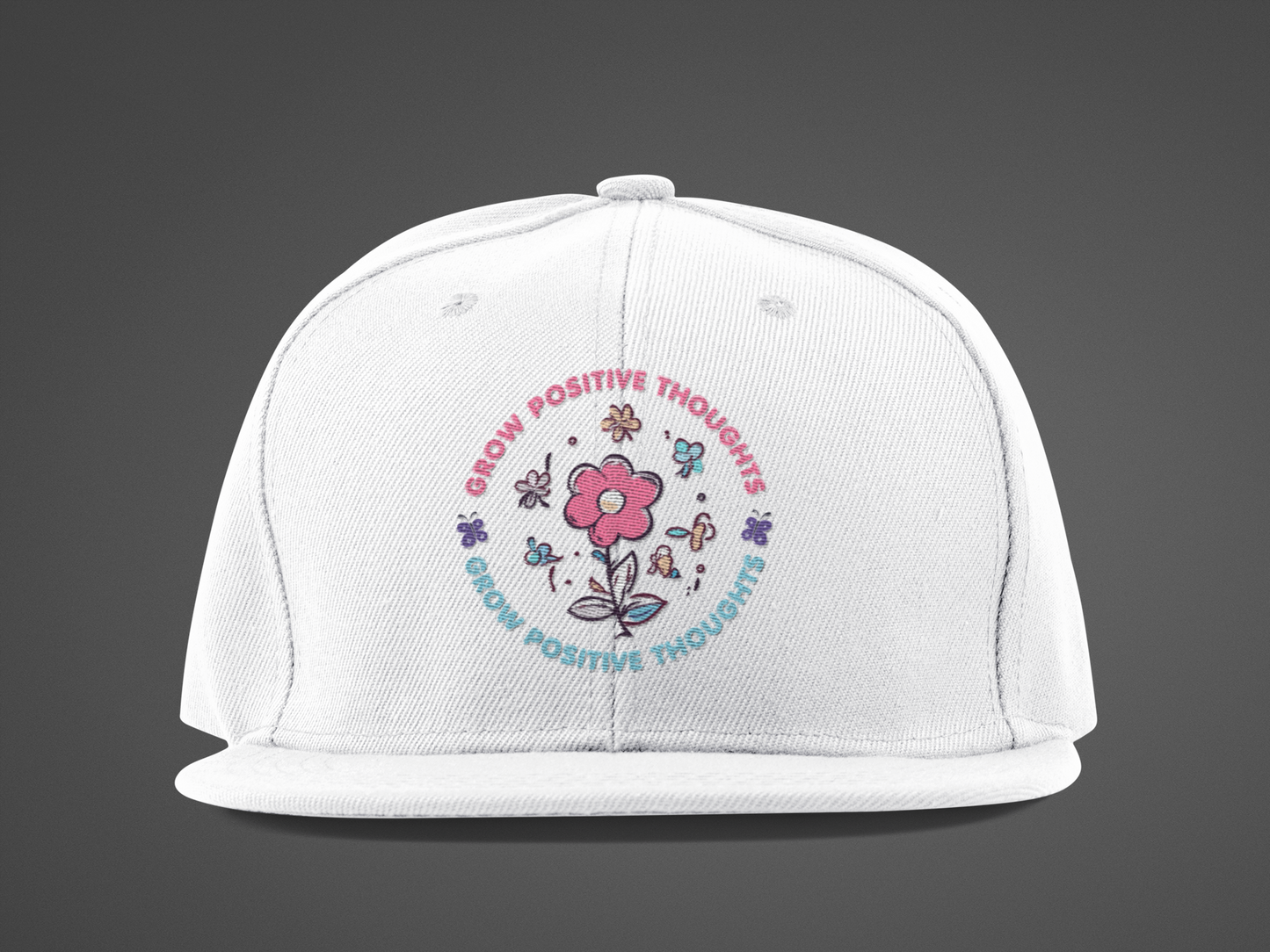 Grow Positive Thoughts (DTF Printed Hat)