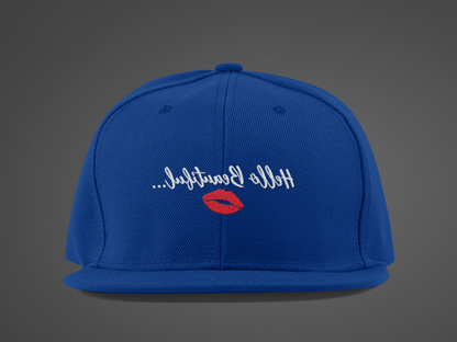 Mirror Message -- Hello Beautiful [with lips] (DTF Printed Hat)