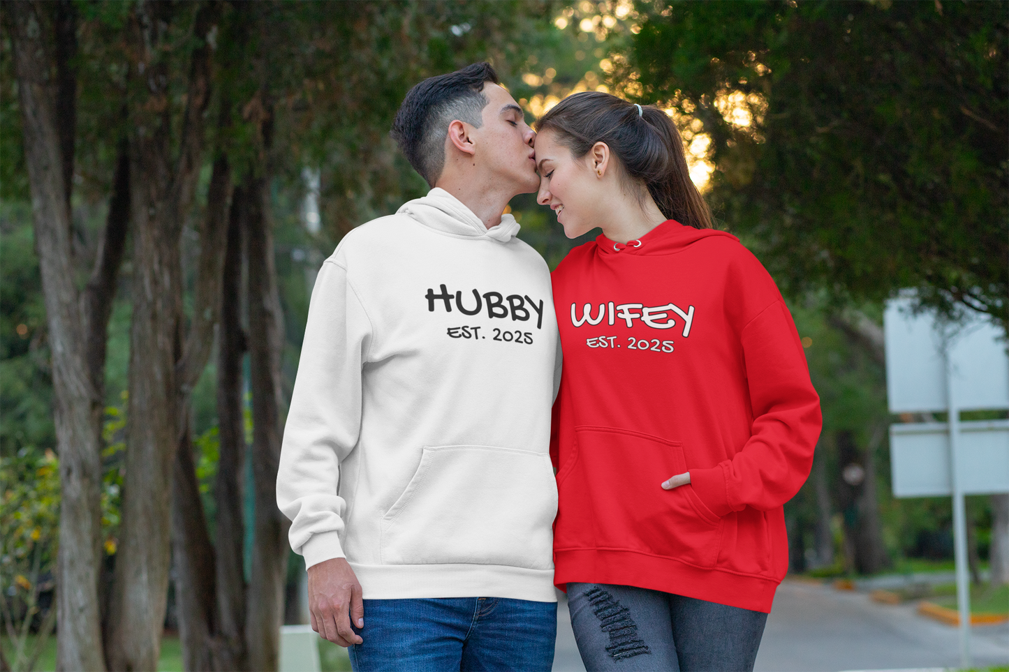 Matching Marriage Set -- "Wifey" (Adult Unisex Hooded Sweatshirt)
