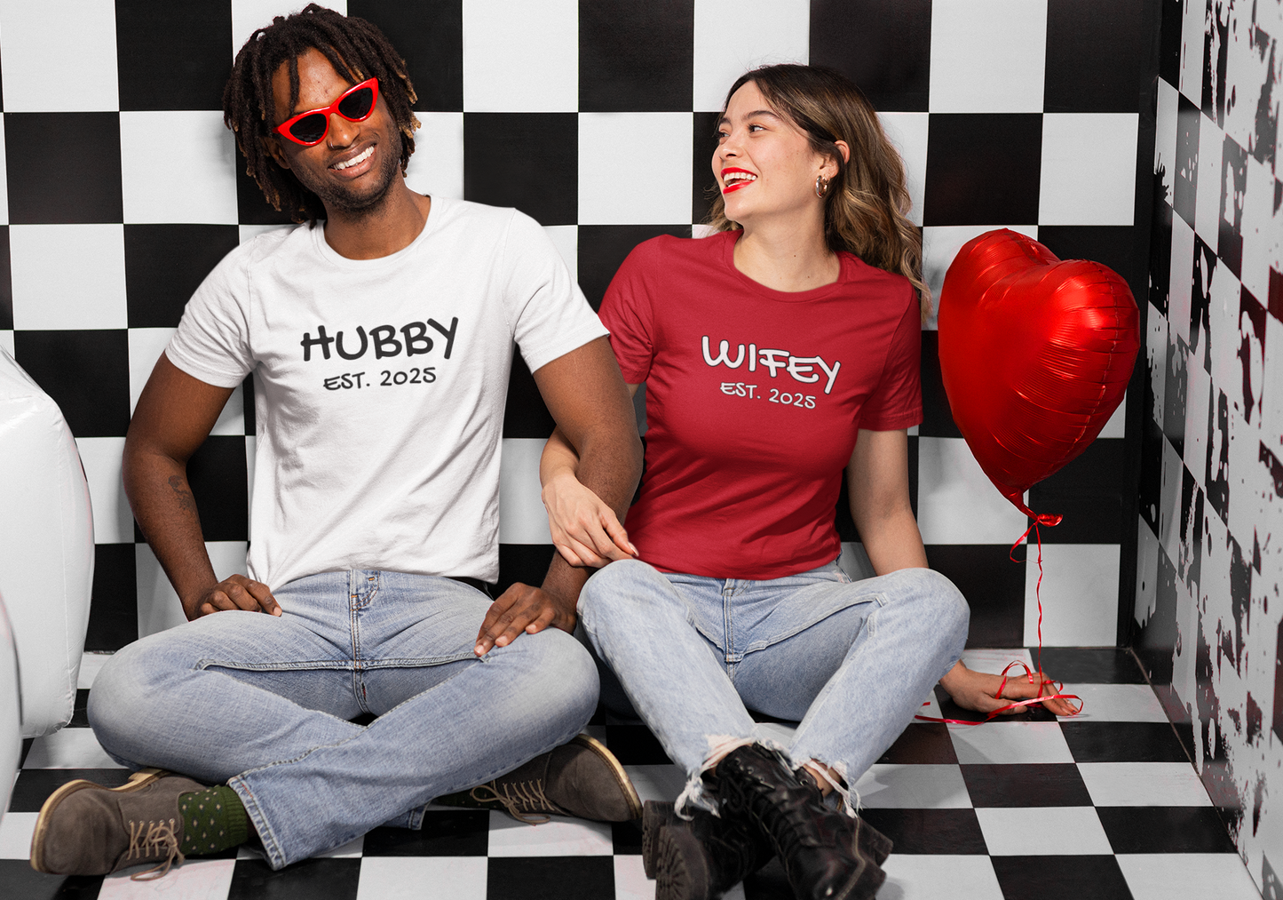 Matching Marriage Set -- "Wifey" (Adult Unisex Tee)