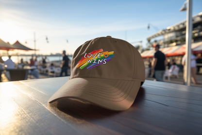 LGBTQ+ "Love Wins" (DTF Printed Hat)