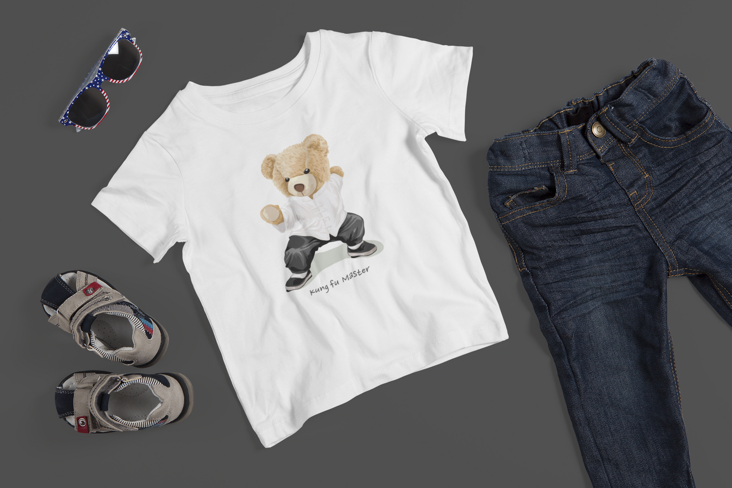 Kung Fu Bear - J&S Custom Prints