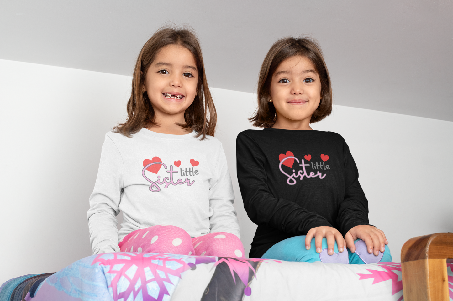 Little Sister (Hearts) - J&S Custom Prints