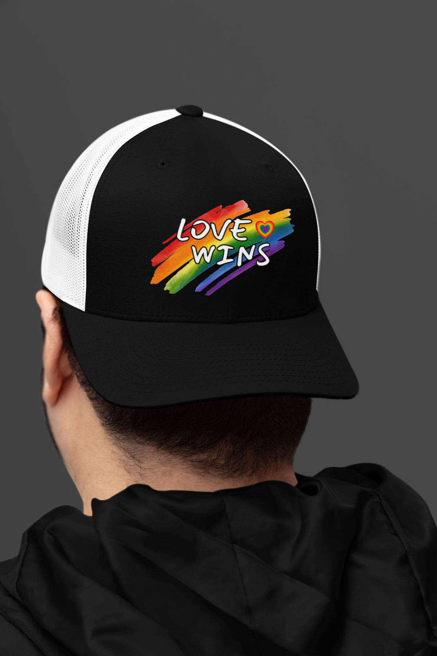 LGBTQ+ "Love Wins" (DTF Printed Hat)
