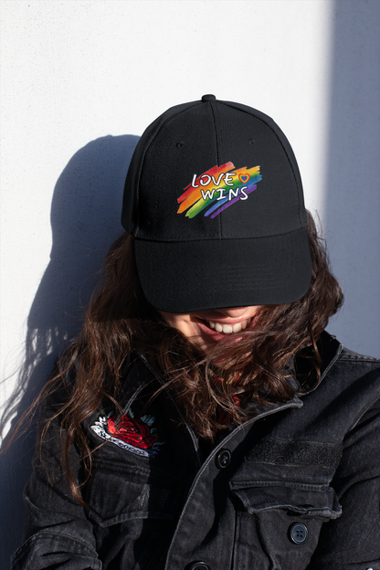 LGBTQ+ "Love Wins" (DTF Printed Hat)